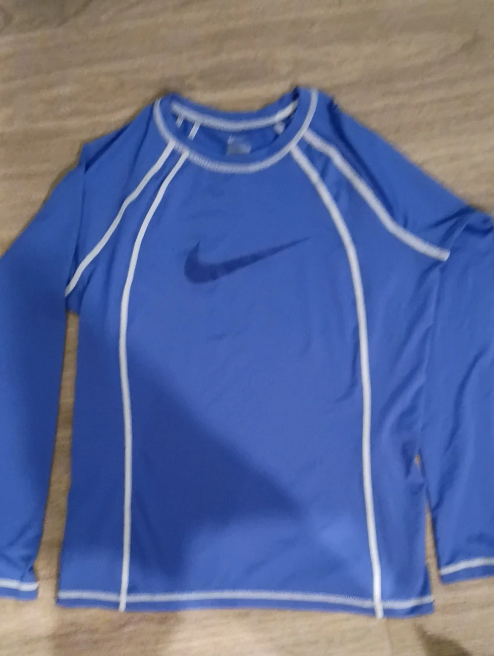 Nike Royal Blue Long Sleeve Performance Shirt